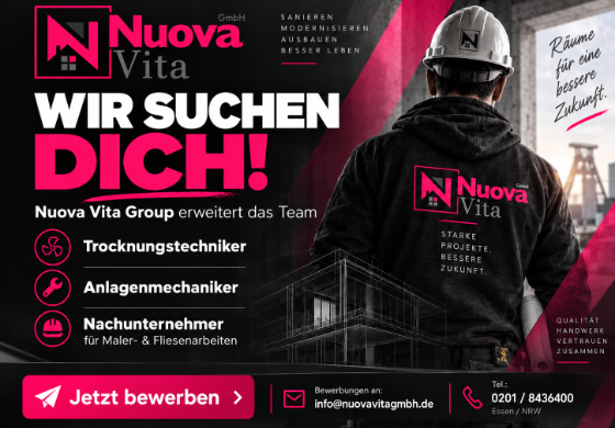 📢  WIR WACHSEN WEITER – UND SUCHEN VERSTÄRKUNG.